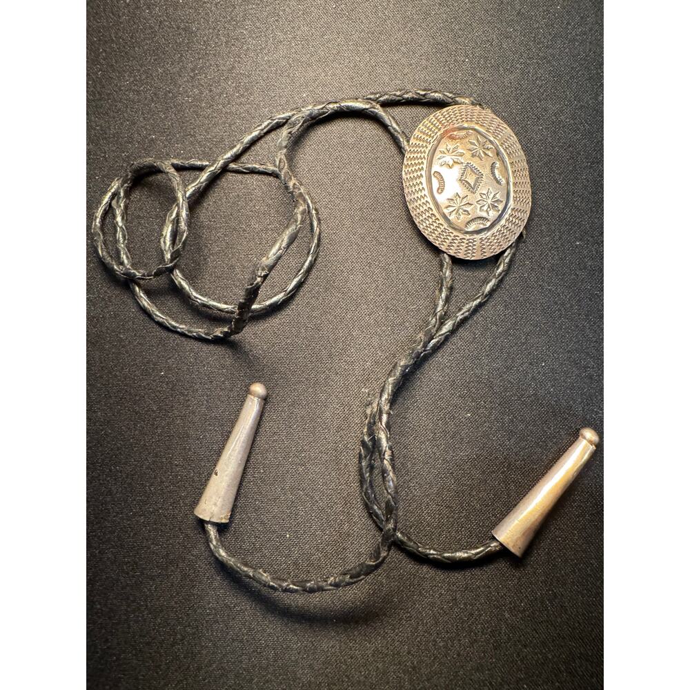 Vintage 925 Sterling Silver Mexico Bolo Tie